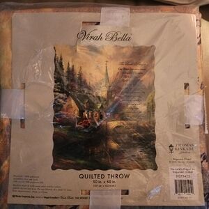 💥NEW Quilted Throw - Thomas Kincaid